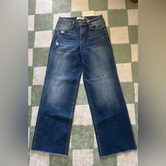 NWT Flying Monkey Jeans Dark Blue Denim Jeans Size 28 - Picture 6 of 9